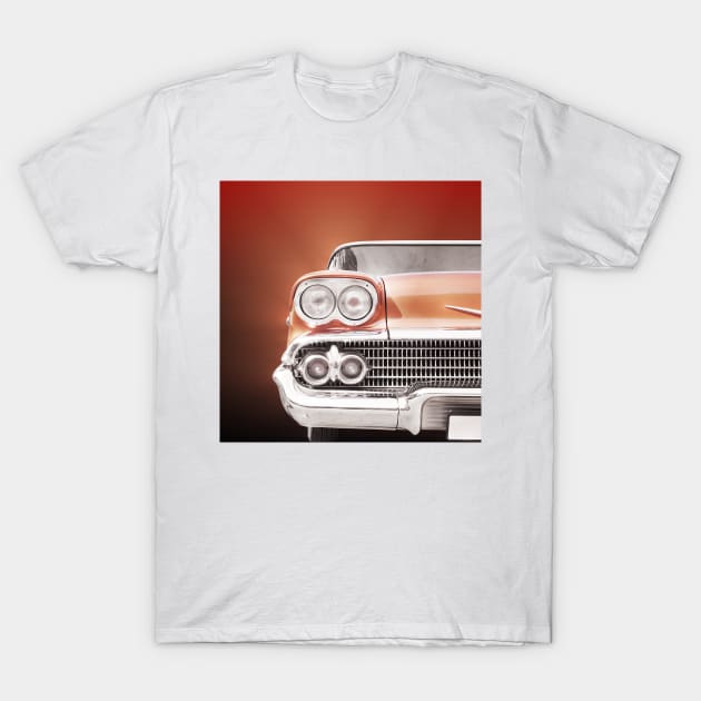 American classic car Impala 1958 Sport Coupe T-Shirt by Beate Gube